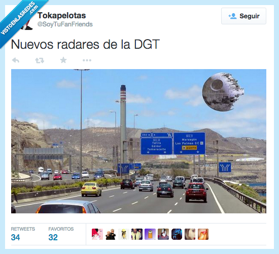 nuevo,radar,DGT,star wars,cambios,multas