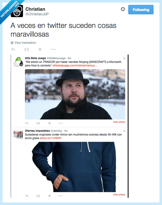 casualidad,imagen,sudadera,mojang,Markus,Persson,Notch