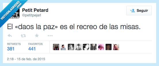 dar,daos,paz,recreo,misa,aburrido,descanso