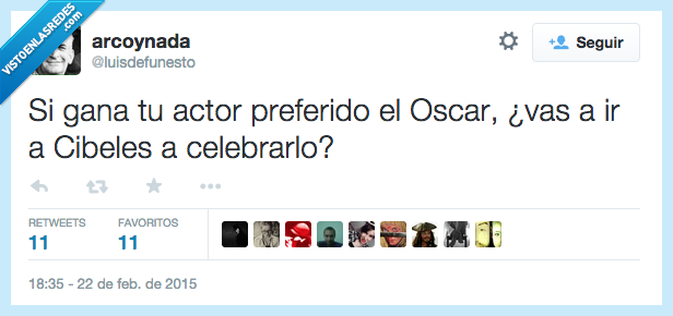 gana,ganar,actor,preferido,oscar,cibeles,celebrar,oscars 2015