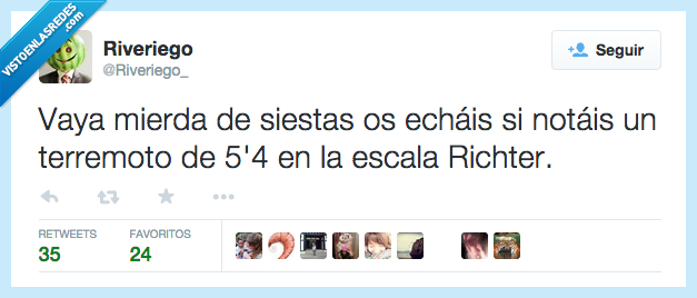 siestas,echar,echáis,notar,notáis,terremoto,escala,Richter