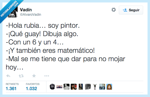 rubia,pintor,seis,cuatro,retrato,matematico,mal,dar,mojar,hoy