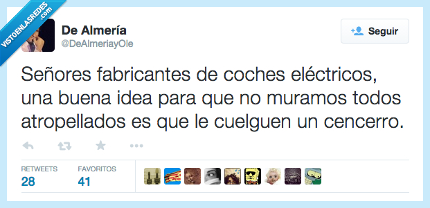 fabricantes,coches,eléctricos,idea,morir,muramos,atropellar,atropellados,colgar,cuelguen,cencerro