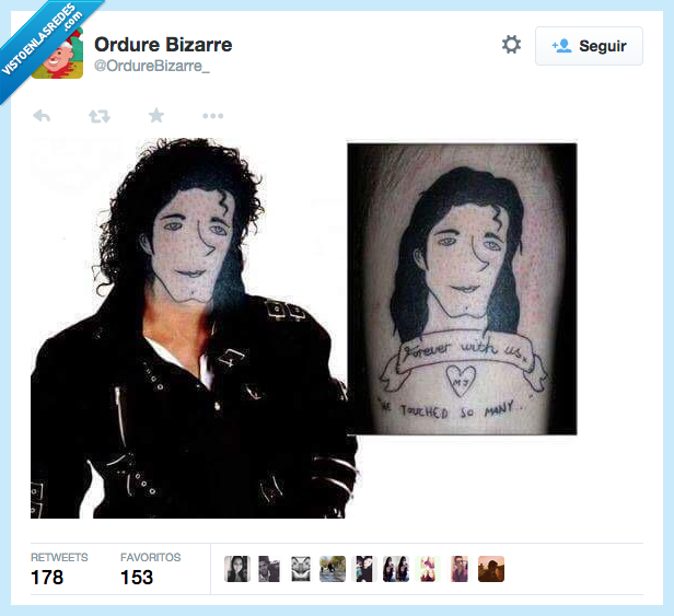Michael Jackson,tatuaje,tattoo,terrible,fail,malisimo,feo