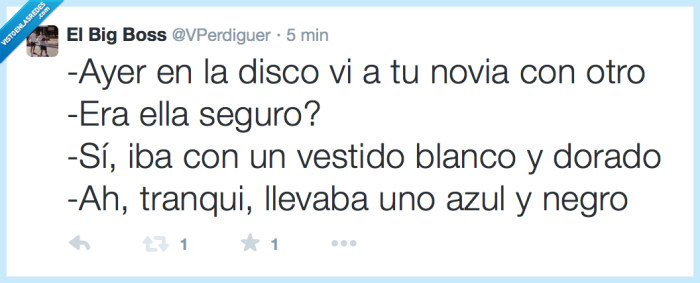 vestido,the dress,blanco,dorado,azul,negro,harto,novia,cuernos