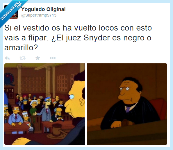 vestido,blanco-dorado,negro-azul,color,efecto,los simpson,juez,negro,amarillo