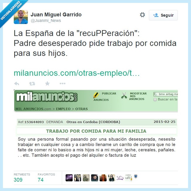 406166 - Españoles, la crisis ha acabado por @juanmi_news