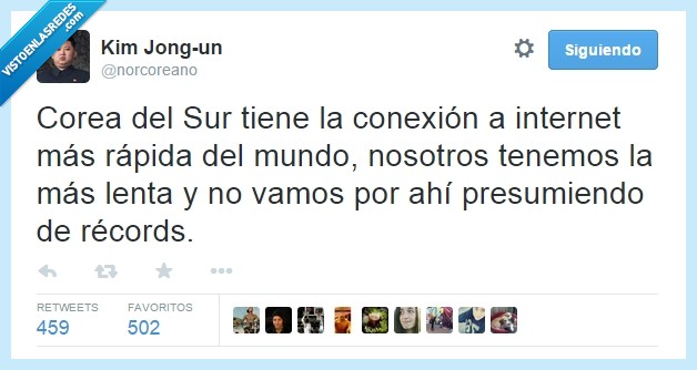 Corea del norte,corea del sur,conexion,lenta,rapida,Kim Jong-un,norcoreano