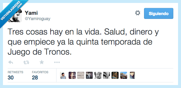 tres,cosas,hay,vida,salud,dinero,temporada,quinta,Juego de Tronos,Game of thrones,GOT