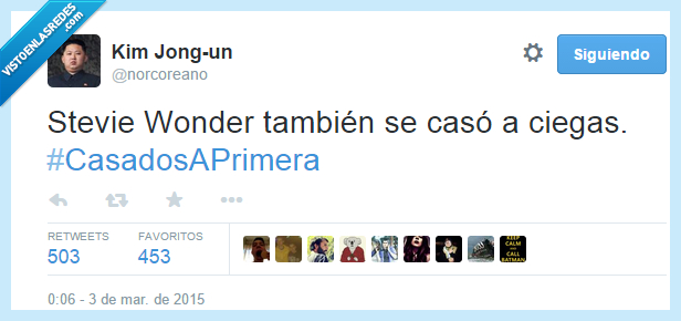 A ciegas,steve wonder,ciego,programa,antena 3,humor,norcoreano,negro,casarse,casar