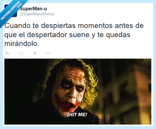 joker,batman,caballero oscuro,despertador,madrugar