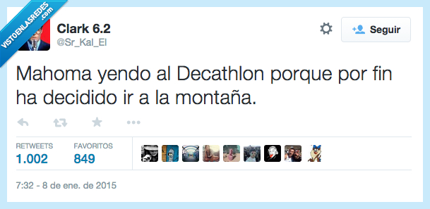 Mahoma,Decathlon,por fin,decidido,ir,montaña,deporte
