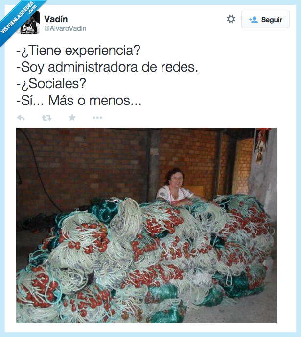 redes,sociales,pesca,pescar,experiencia,administradora,mas o menos,redera,pescadora