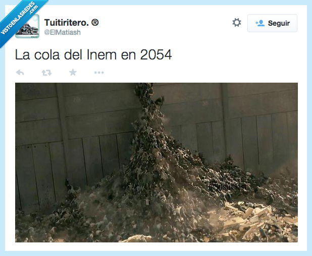 cola,inem,zombies,2054,Guerra Mundial Z,wwz,muro