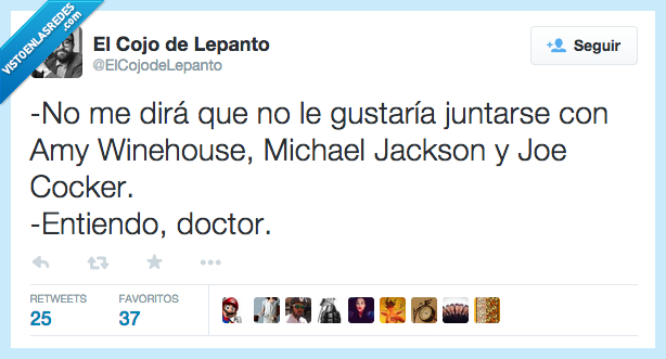 no,decir,dirá,gustar,gustaría,juntar,juntarse,Amy Winehouse,Michael Jackson,Joe Cocker,entender,entiendo,malas notícias