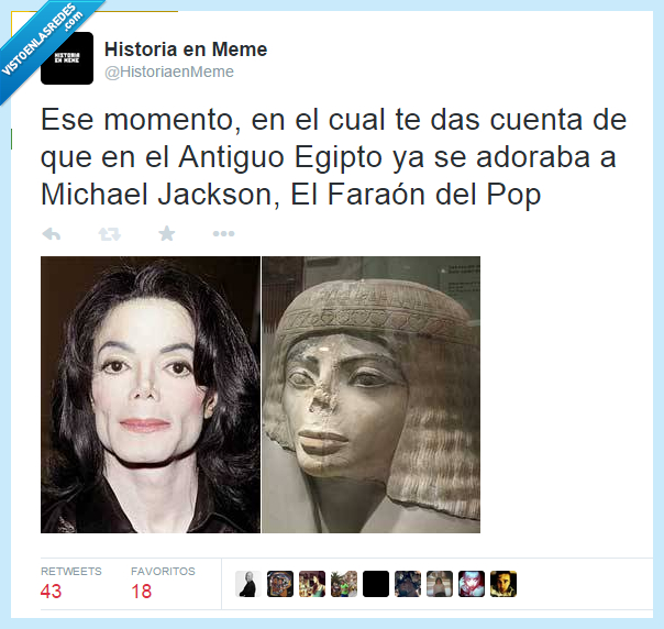 Michael Jackson,faraon,parecido,estatua,egipto