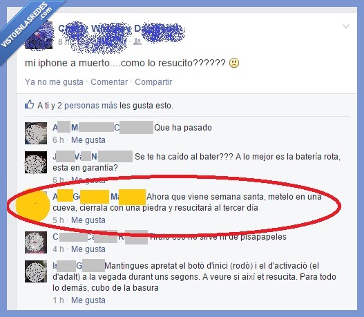 iphone,muerto,resurrección,semana santa,deja,poner,guarda,cueva,cierra,puerta,resucitara,tercer,dia,biblia