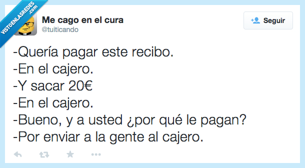Querer,quería,pagar,recibo,cajero,sacar,dinero,pagan,enviar,gente,banco,oficina