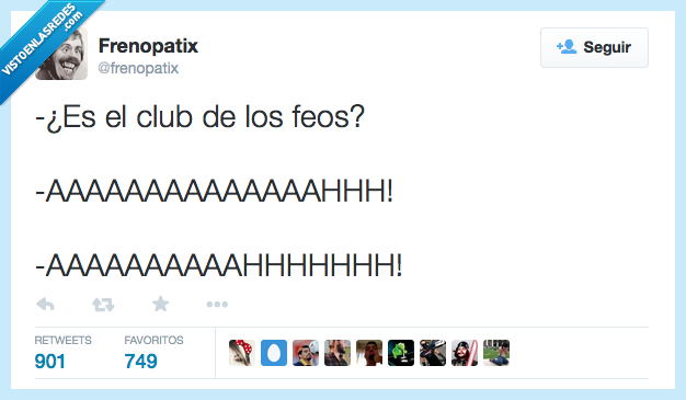 ser,es,club,feos,ahhhh,susto,miedo,monstruo,feo