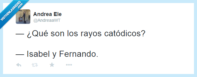 rayos catódicos,reyes católicos,Isabel,Fernando