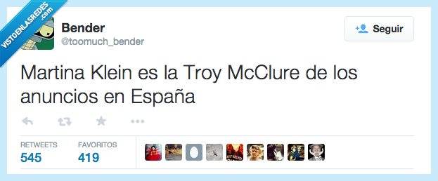 Martina Klein,ser,es,Troy McClure,anuncios,España