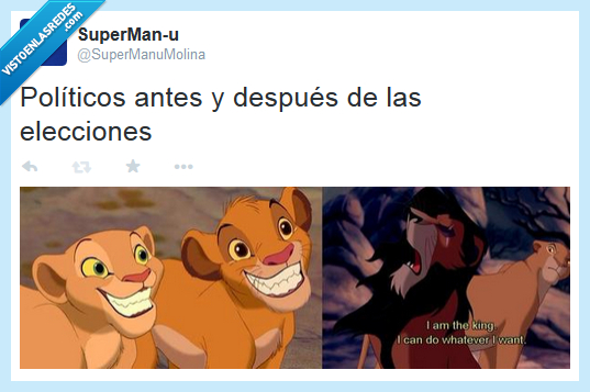 el rey león,simba,scar,nala,políticos,elecciones