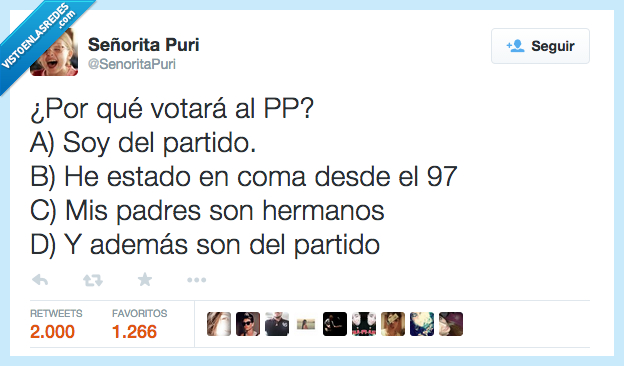 Por qué,votar,votará,PP,ser,soy,partido,estar,estado,coma,padres,hermanos,además,son