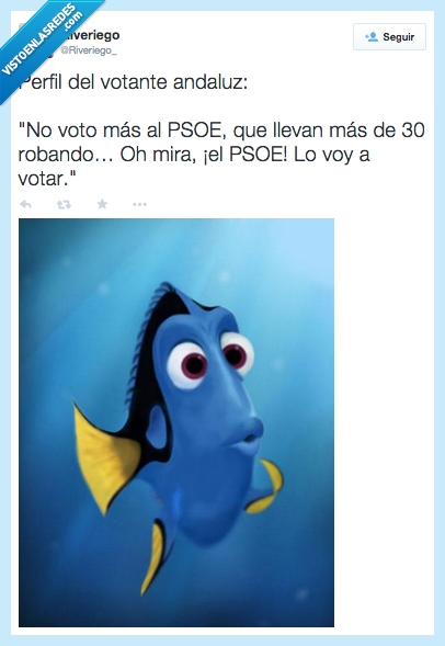 perfil,votante,andaluz,no,votar,voto,más,PSOE,30 años,robar,robando,mirar,mira