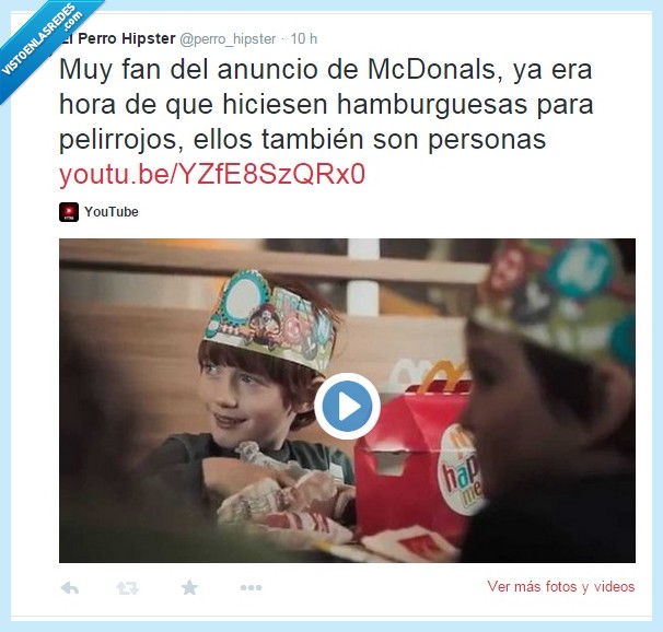 pelirrojos,anuncio,mcdonals,hamburguesas,happymeal