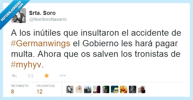 myhyv,avion,accidente,insulto,canis,tontos,listos,tronistas,salven,salvar