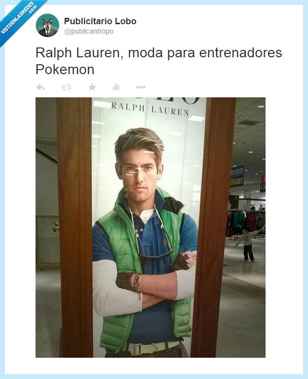 Ash,Ketchum,Pikachu,Pokemon,Ropa,Moda,Ralph Lauren,Entrenador,Tendencia,Twitter