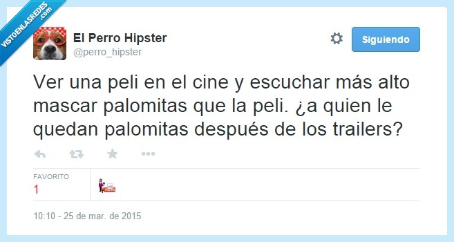 palomitas,cine,trailer,pelicula,ruido,comer,acabar,durante