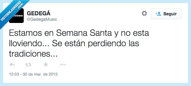 Semana Santa,lluvia,llover,tradicion,perdiendo,perder