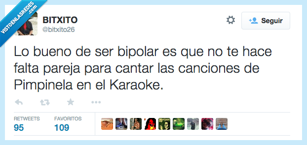 bueno,ser,bipolar,falta,pareja,cantar,canciones,Pimpinela,dos,voces,karaoke