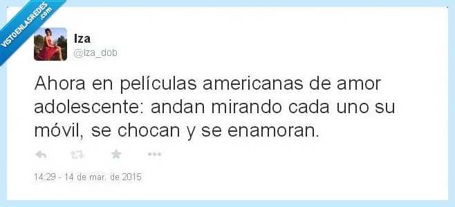 peliculas,postureo,movil,choque,amor,enamorar,enamoran,americanas,mirar