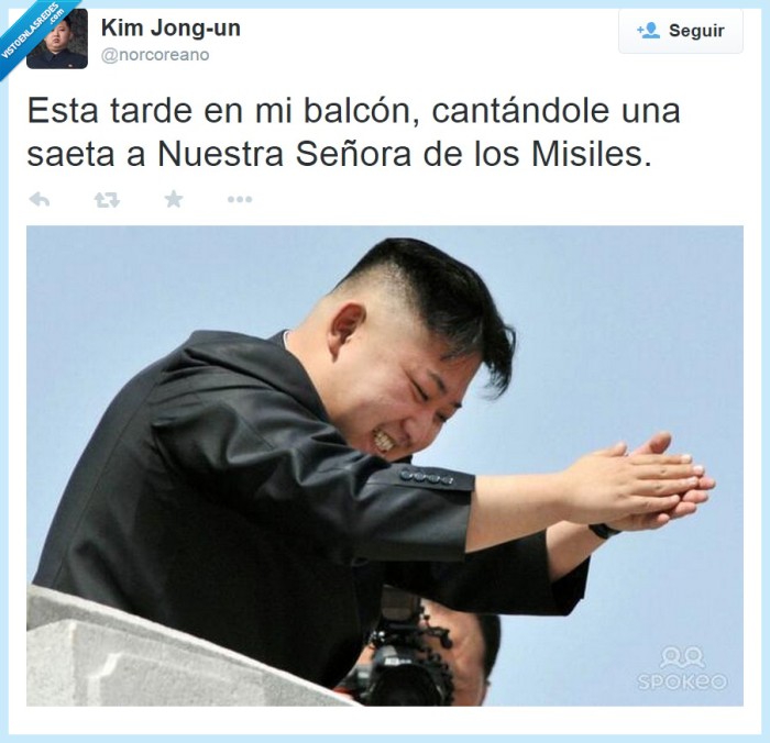 Kim Jong-un,Semana Santa,Corea del Norte,Nuestra señora de los misiles,cantar,saeta