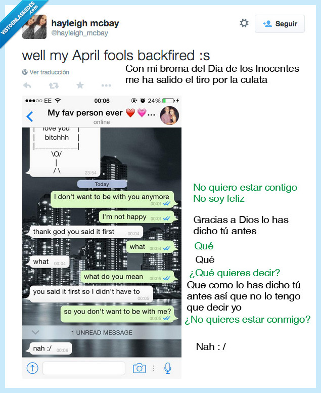 chica,chico,novio,novia,aprils fool,april fools,broma,inocentes,cortar,pareja,serio