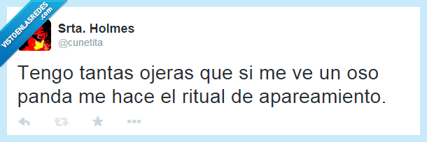 animal,oso,panda,twitter,dormir,sueño,humor,ojeras,cama