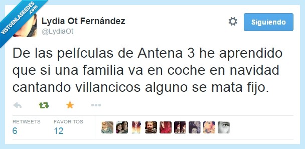 pelicula,antena 3,antena3,a3,aprendido,familia,coche,navidad,cantando,cantar,villancicos,alguno,mata,fijo