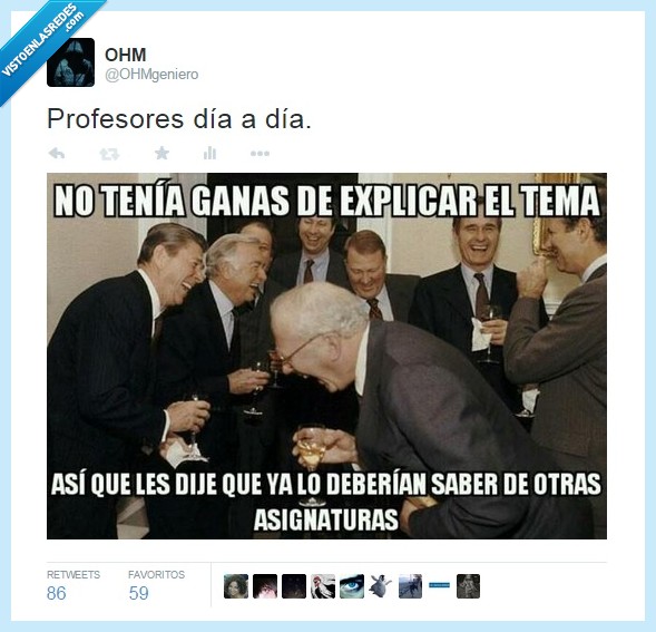 profesores,humor,ingeniería,estudiar,ohm,ohmgeniero,twitter