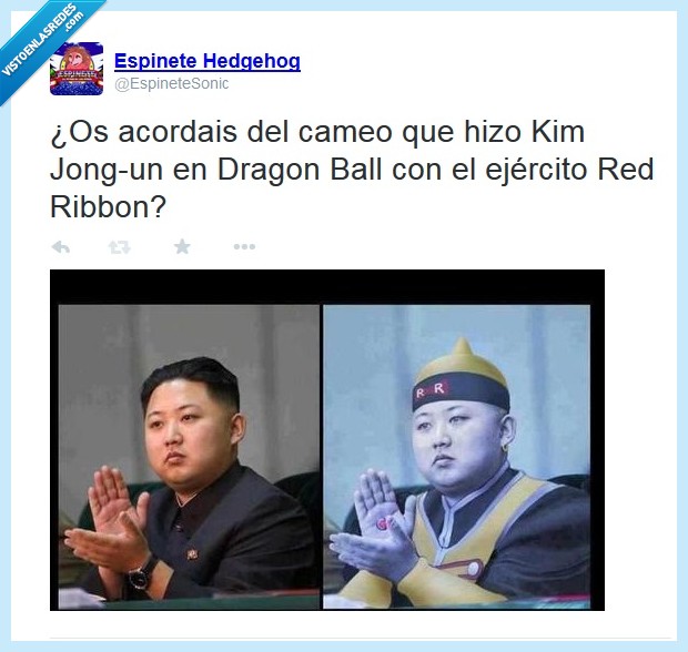 cameo,dragon ball,androide,coreano,kim jong-un,Ejército Red Ribbon