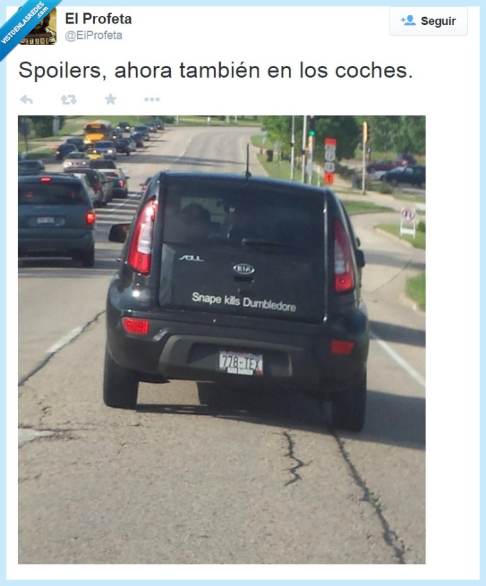 Spoilers,Harry Potter,Snape,Dumbledore,Twitter,spoiler en inglés es alerón
