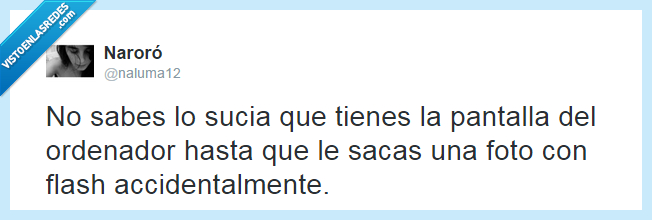 Pantalla,Ordenador,Sucia,Flash,Foto,error,sucio,roña