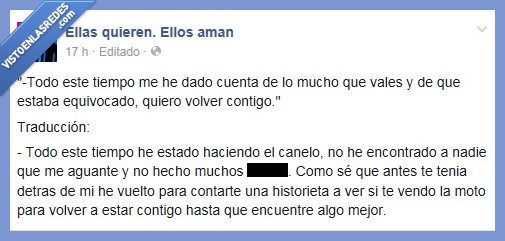 ex,pareja,vuelve,exnovio,exnovia,arrepentimiento