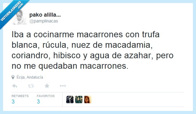 macarrones,sibarita,receta,tieso,cosa,fatal,crisis,postureo,pamplinas