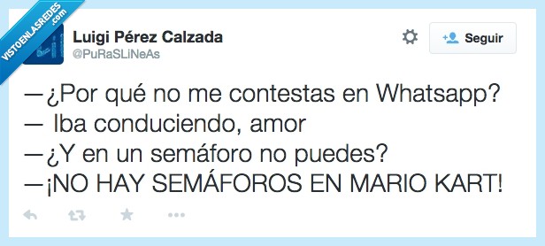 mario,kart,semaforo,responder,whatsapp,novia