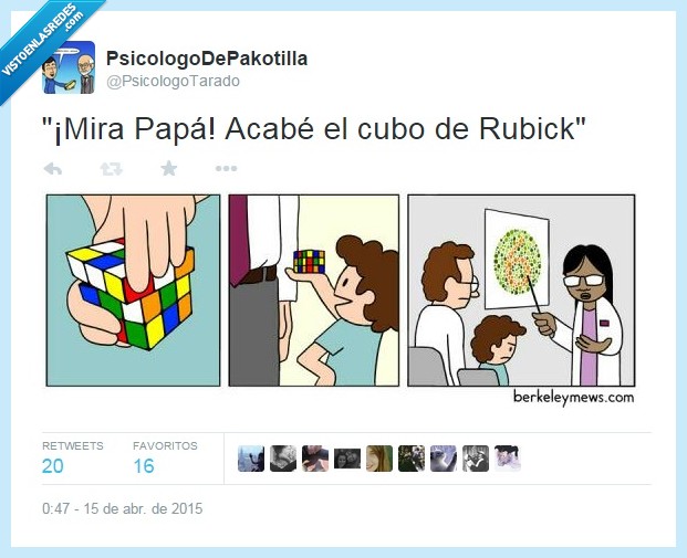 daltonismo,psicologo,tarado,cubo,rubick,ver,colores,rubik