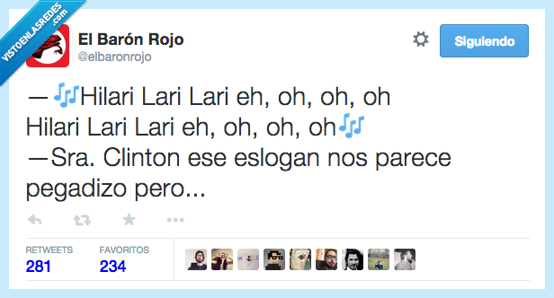 Hillary,Clinton,hilari,eh,oh,cancion,eslogan,pegadizo,cantar