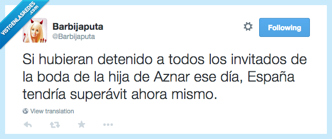 reunión,mafia,hija de aznar,boda,corrupción,política,españa