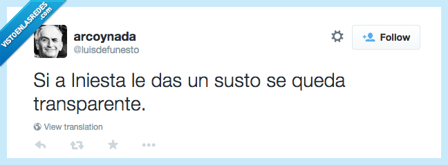 transparente,iniesta,blanco,susto,fútbol